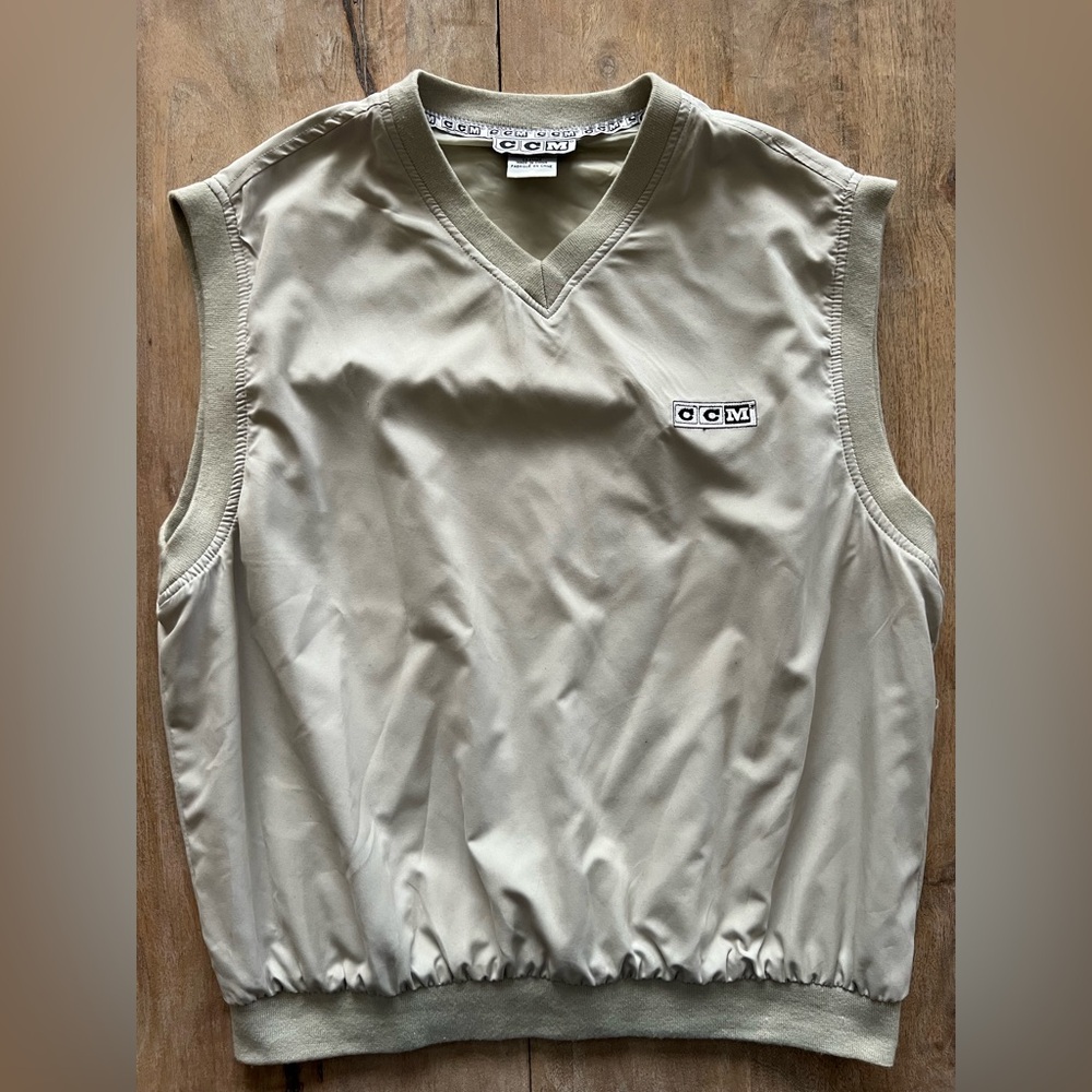 3/$90 CCM Vneck Windbreaker Vest